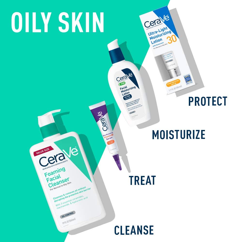CeraVe Oily skin Treatment Products