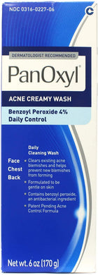 Panoxyl ACNE wash foaming cleaner