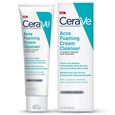 CeraVe Acne Foaming Cream Cleanser - Nyasia.ae