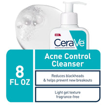 Load image into Gallery viewer, CeraVe Acne Control Face Cleanser for Oily Skin 8 oz
