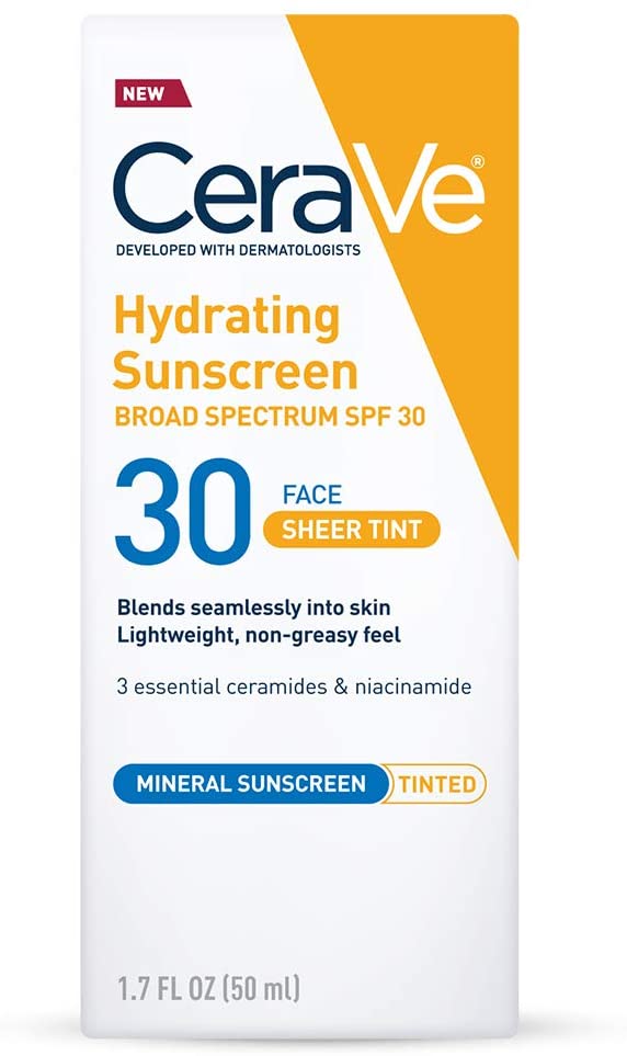 CeraVe Hydrating Sunscreen SPF 30 Face Sheer Tint