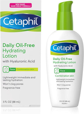 Cetaphil Face Moisturizer, Daily Oil-Free Hydrating Face Lotion with Hyaluronic Acid
