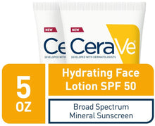 Load image into Gallery viewer, CeraVe Hydrating Mineral Sunscreen SPF 50
