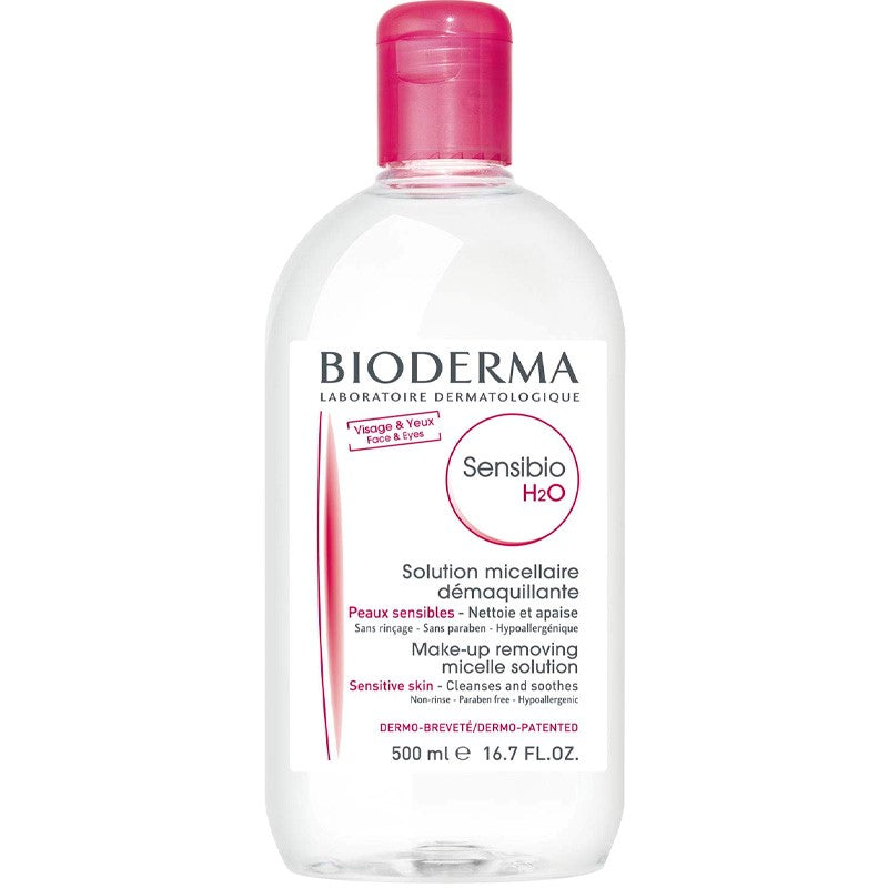 Bioderma for sensitive skin and make cleansing solution