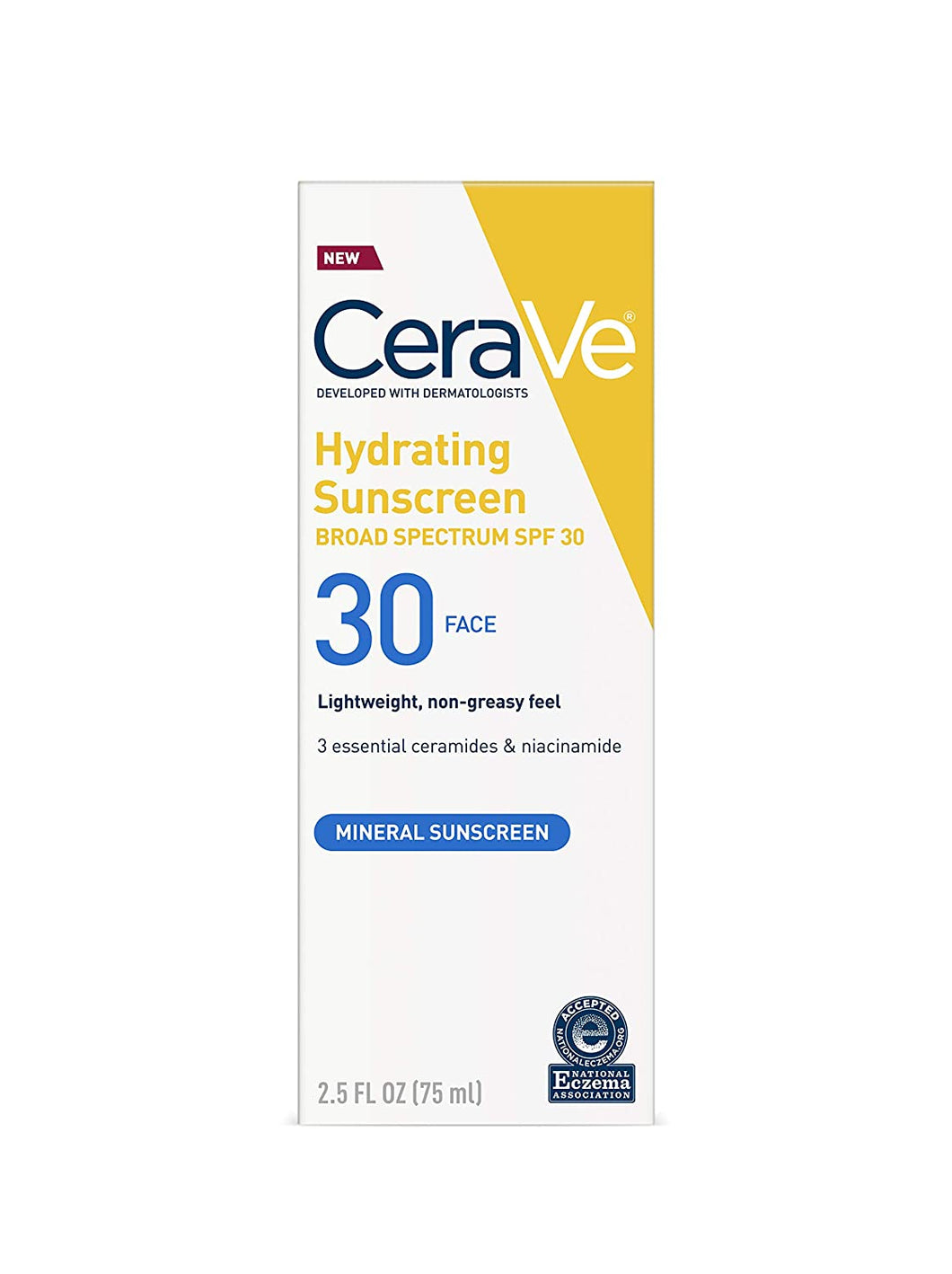 CeraVe Hydrating Sunscreen SPF 30 Face Lotion
