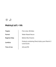 Load image into Gallery viewer, THE ORDINARY Matrixyl 10% + HA( 30ml ) - Nyasia.ae
